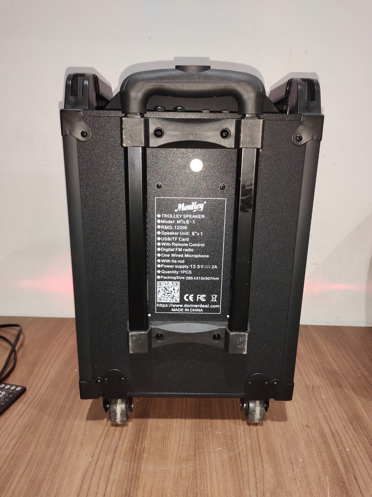 Moukey MTs8-1 Trolley Karaoke Machine Speaker