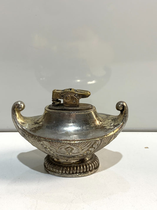 Vintage Aladdin Genie Lamp Style Tabletop Cigarette Lighter