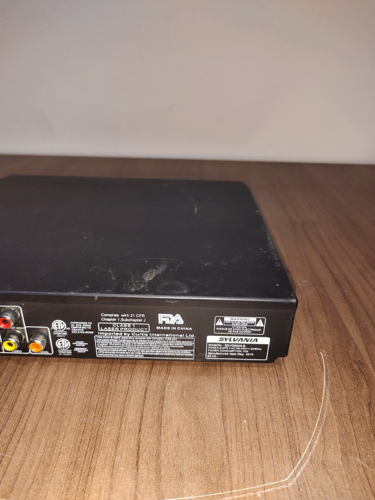 Sylvania HDMI Up-Convert DVD Player SDVD6656 Black