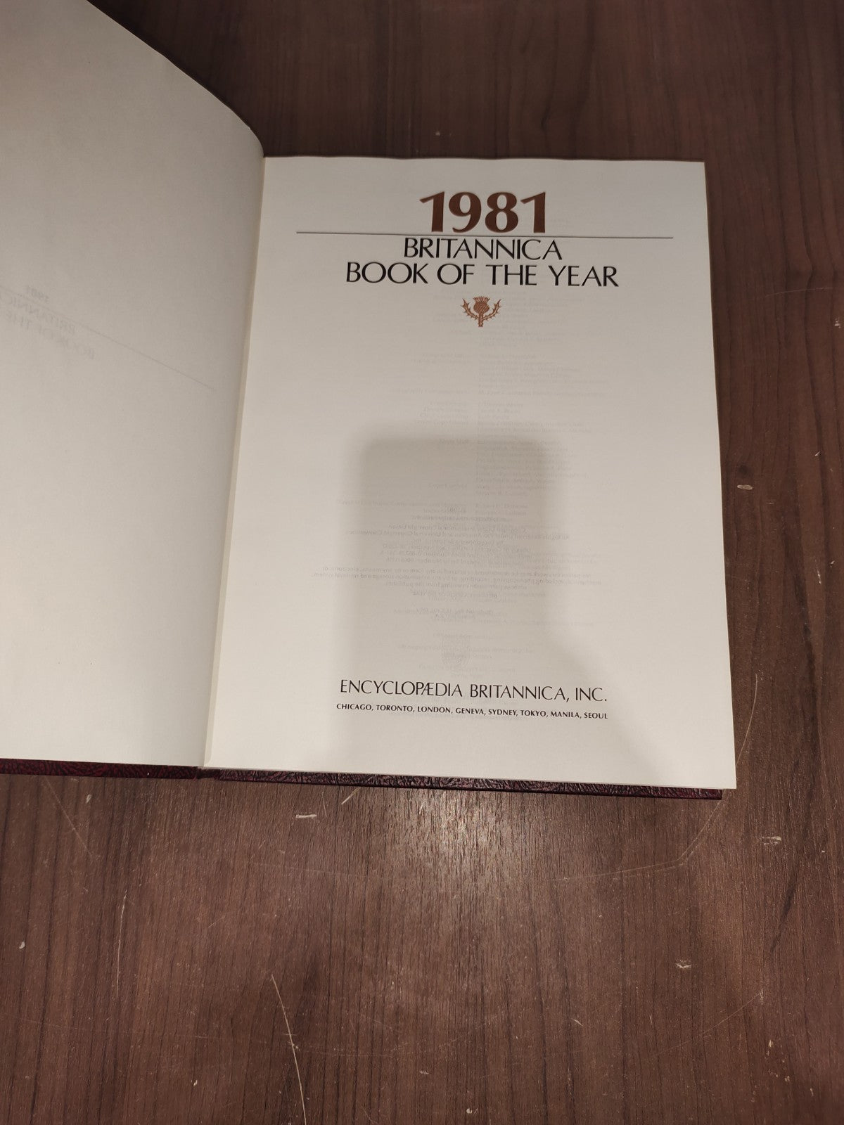 Encyclopedia Britannica Book Year - Set of 3 (1981-1982-1983)