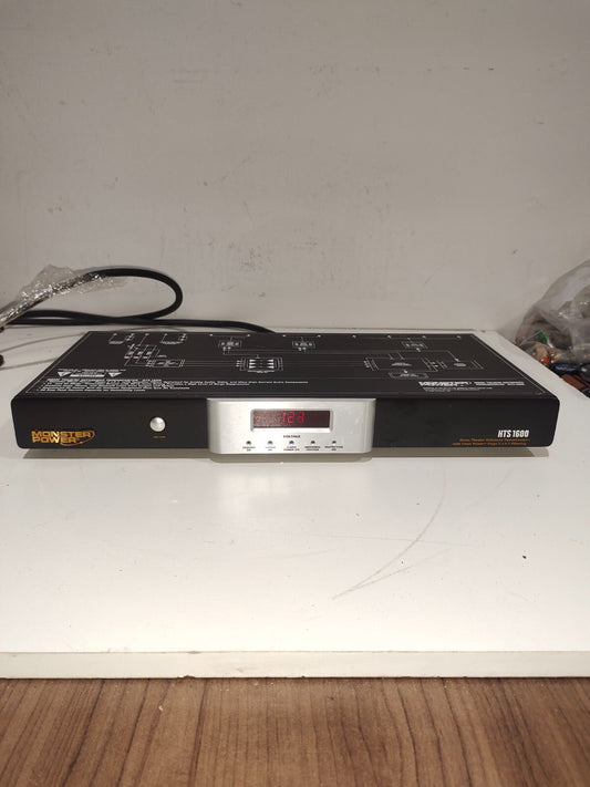 Monster Power HTS 1600 8-Outlet Home Theater Reference Surge Protector Center