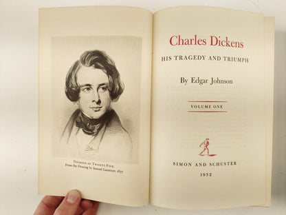 Edgar Johnson Charles Dickens His Tragedy and Triumph Volumes 1-2 Vintage 1952