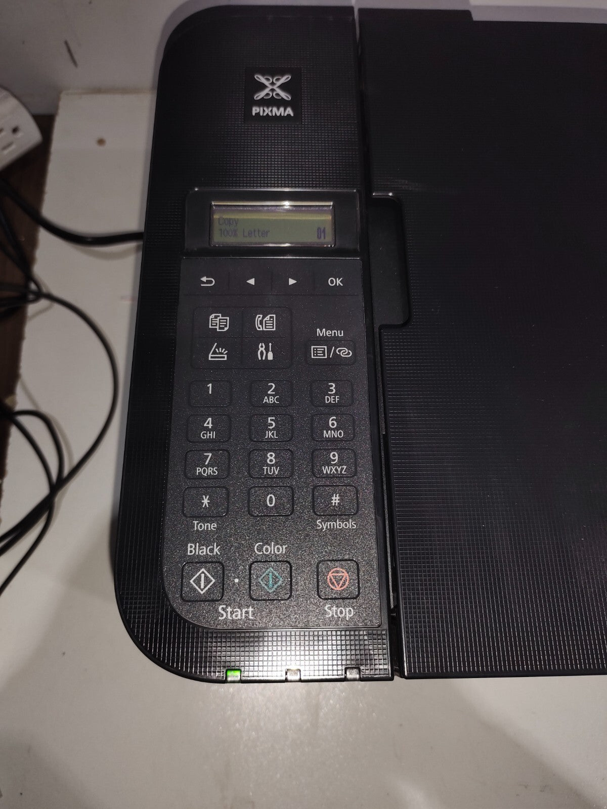 Canon PIXMA TR4527 Wireless Color Photo Printer with Scanner Copier Fax - Black