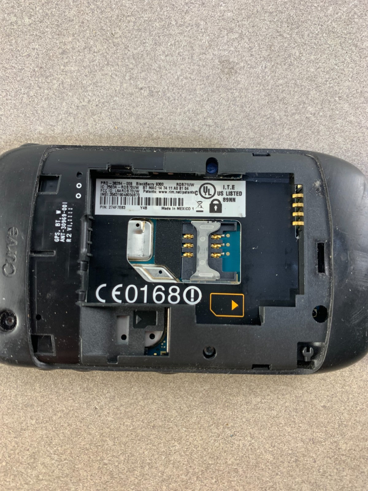 BlackBerry Curve 3G 9300 Smartphone - Black