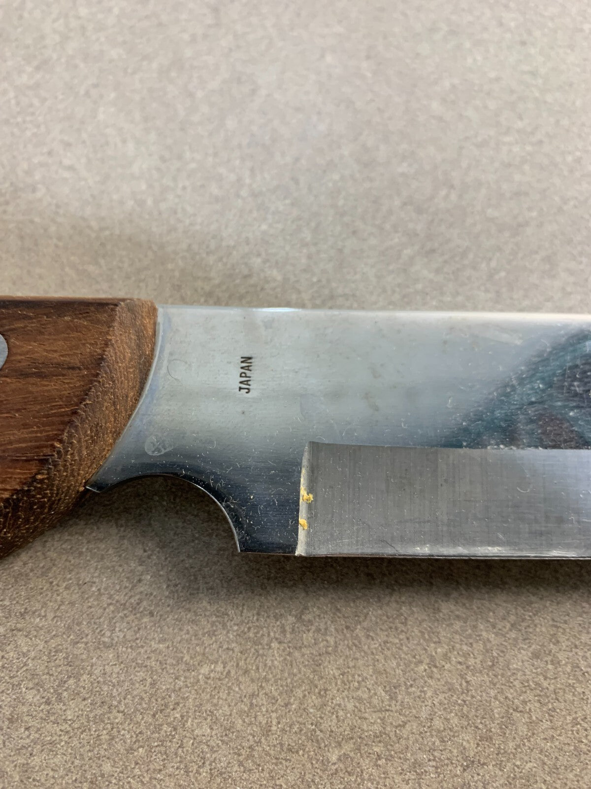 Vintage Santa Fe Triplex Stainless Steel Fixed Blade Knife W/Sheath