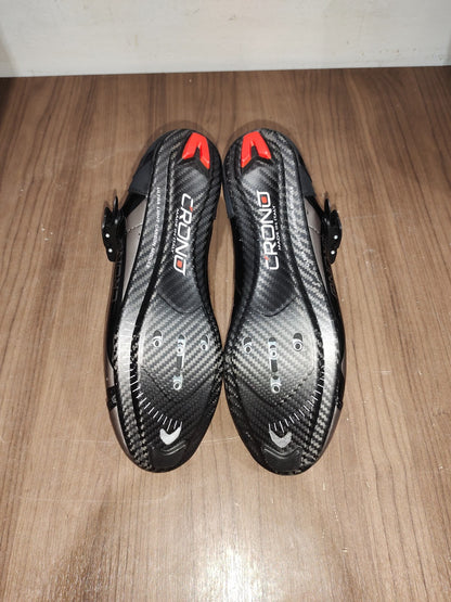 Crono CR-3-17 Cycling Shoes - Nero Black - Size - 45 (EUR)