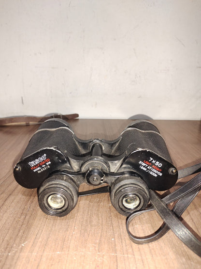 VTG Tasco Model 306 Fully Optics 7X50 Binoculars Field View 1000yds:372Ft W/CASE