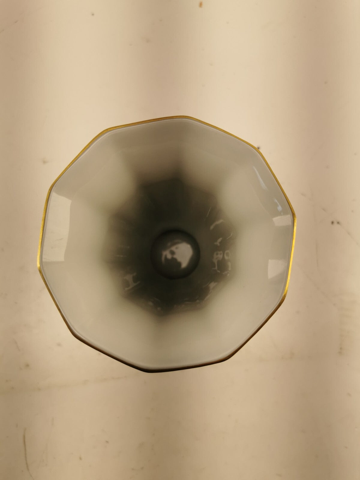 Vase cobalt blue gold iimenau 1960s