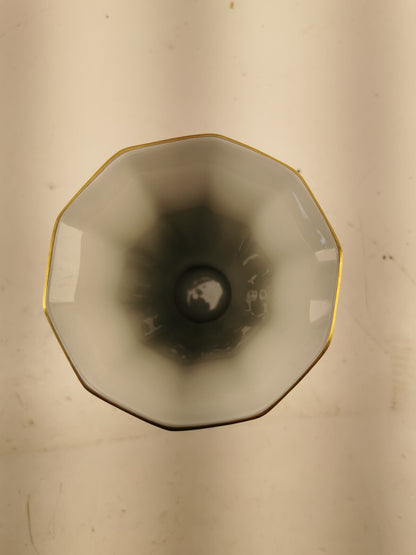 Vase cobalt blue gold iimenau 1960s