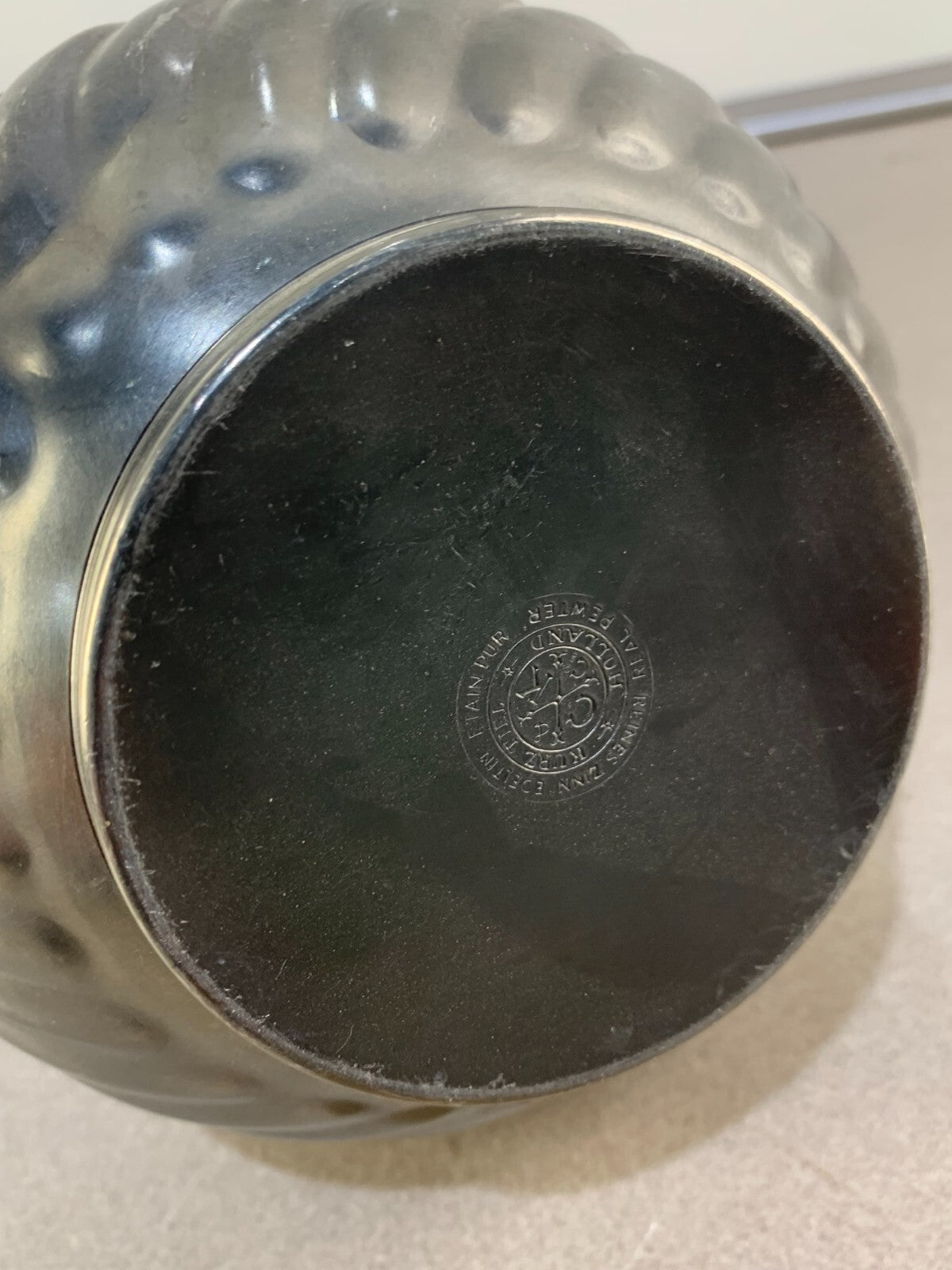 Antique carafe ewer reines zinn edeltin pure pewter real pewter Holland