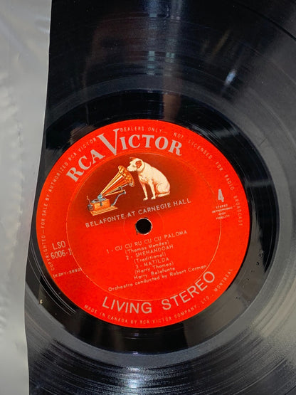 BELAFONTE At Carnegie Hall -Original 1959 RCA LS 2-LP - TAS Audiophile TOP COPY