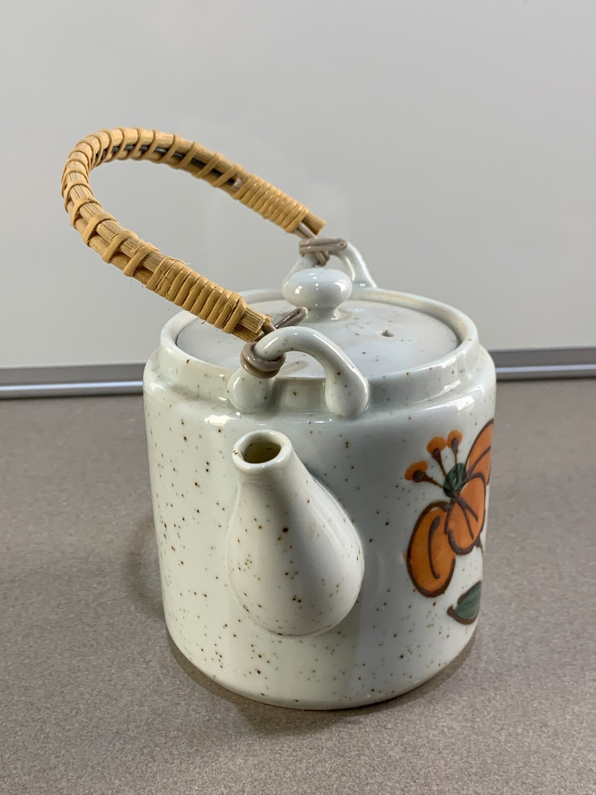 Vintage Otagiri Flower Designed Teapot