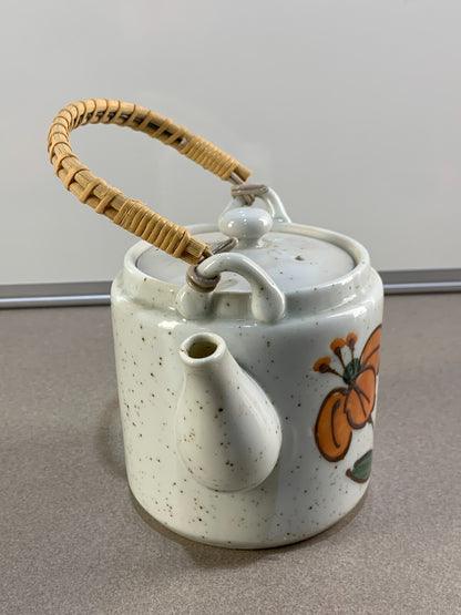Vintage Otagiri Flower Designed Teapot