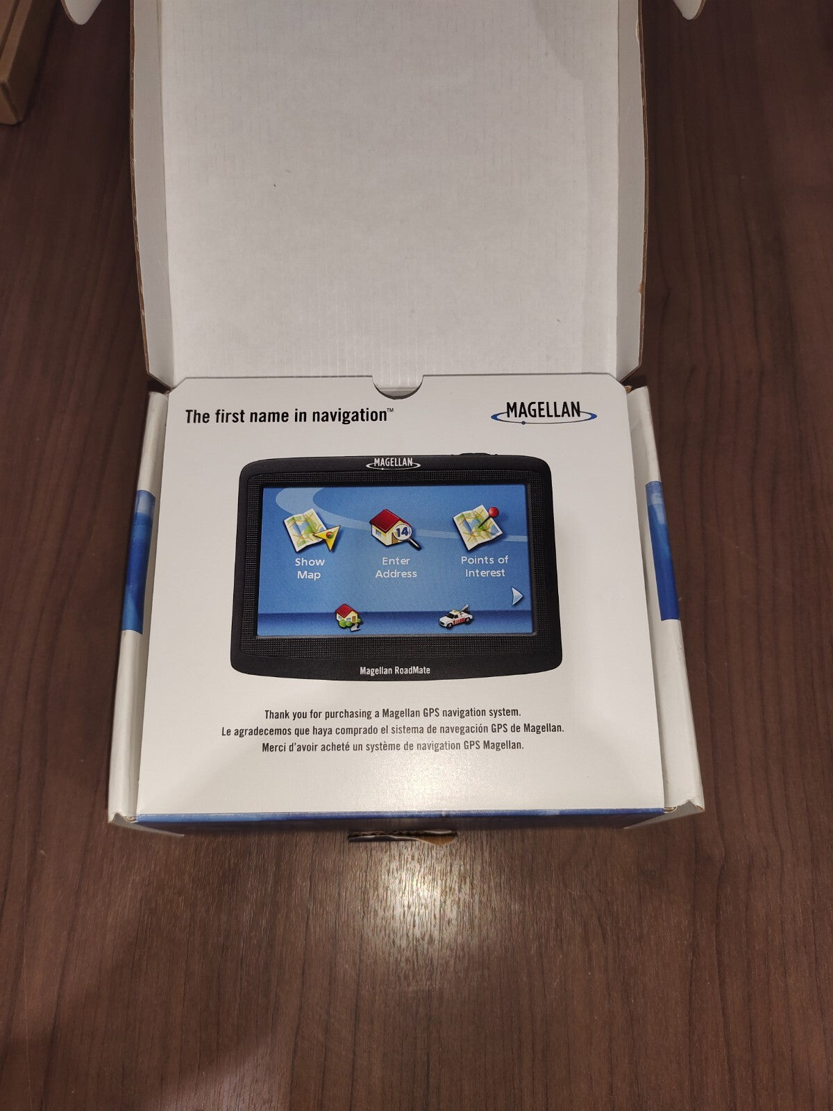 BOXED MAGELLAN ROADMATE 1412 GPS UNIT PORTABLE NAVIGATOR 4.3" TOUCH SCREEN