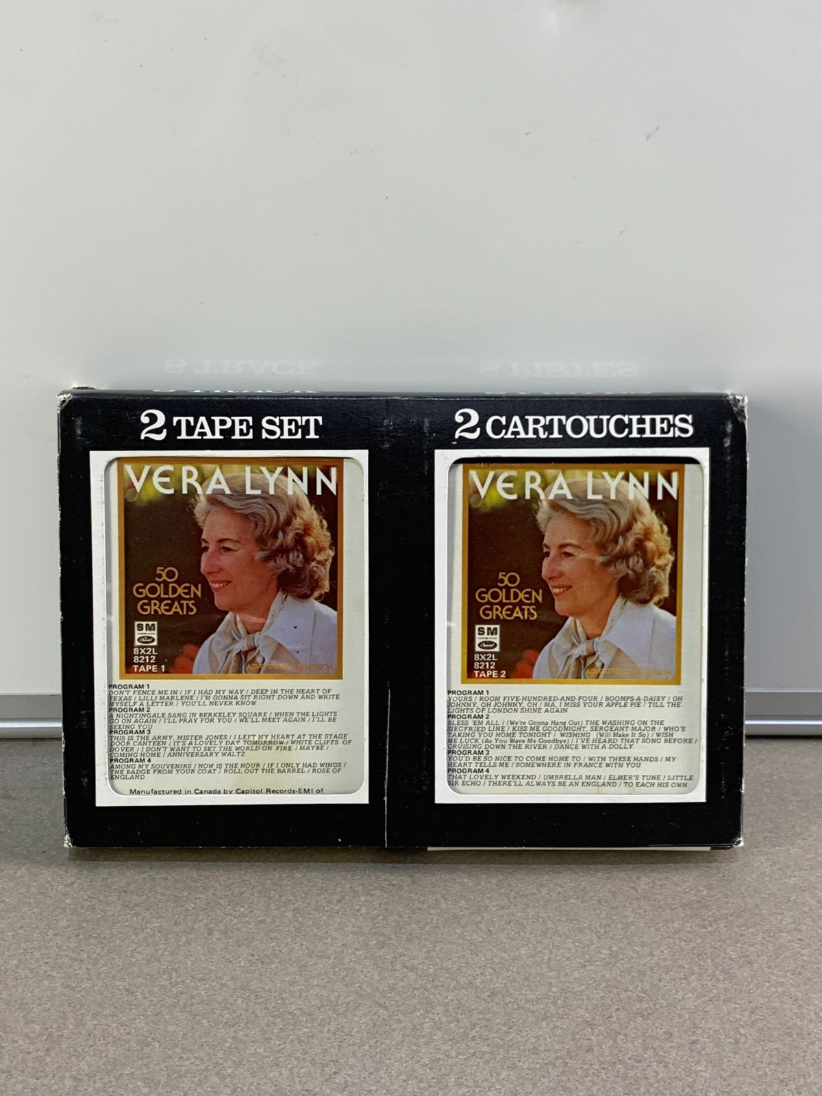 Vera Lynn - 50 Golden greats, 8- track 2 Tape set