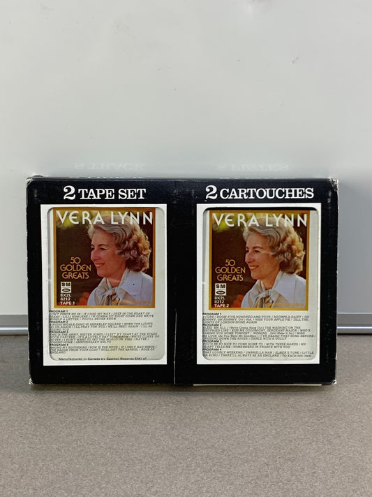 Vera Lynn - 50 Golden greats, 8- track 2 Tape set