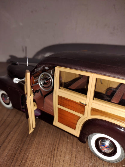 MAISTO 1948 CHEVY FLEET MASTER BROWN (WOODY) Special Edition  1:18 SCALE DIECAST