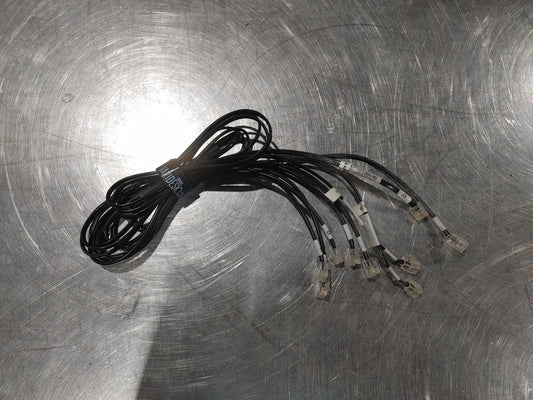 GOOD CONDITION 3 Pack Telephone Cable Y Splitters (Male to 2x Male) Black Tested