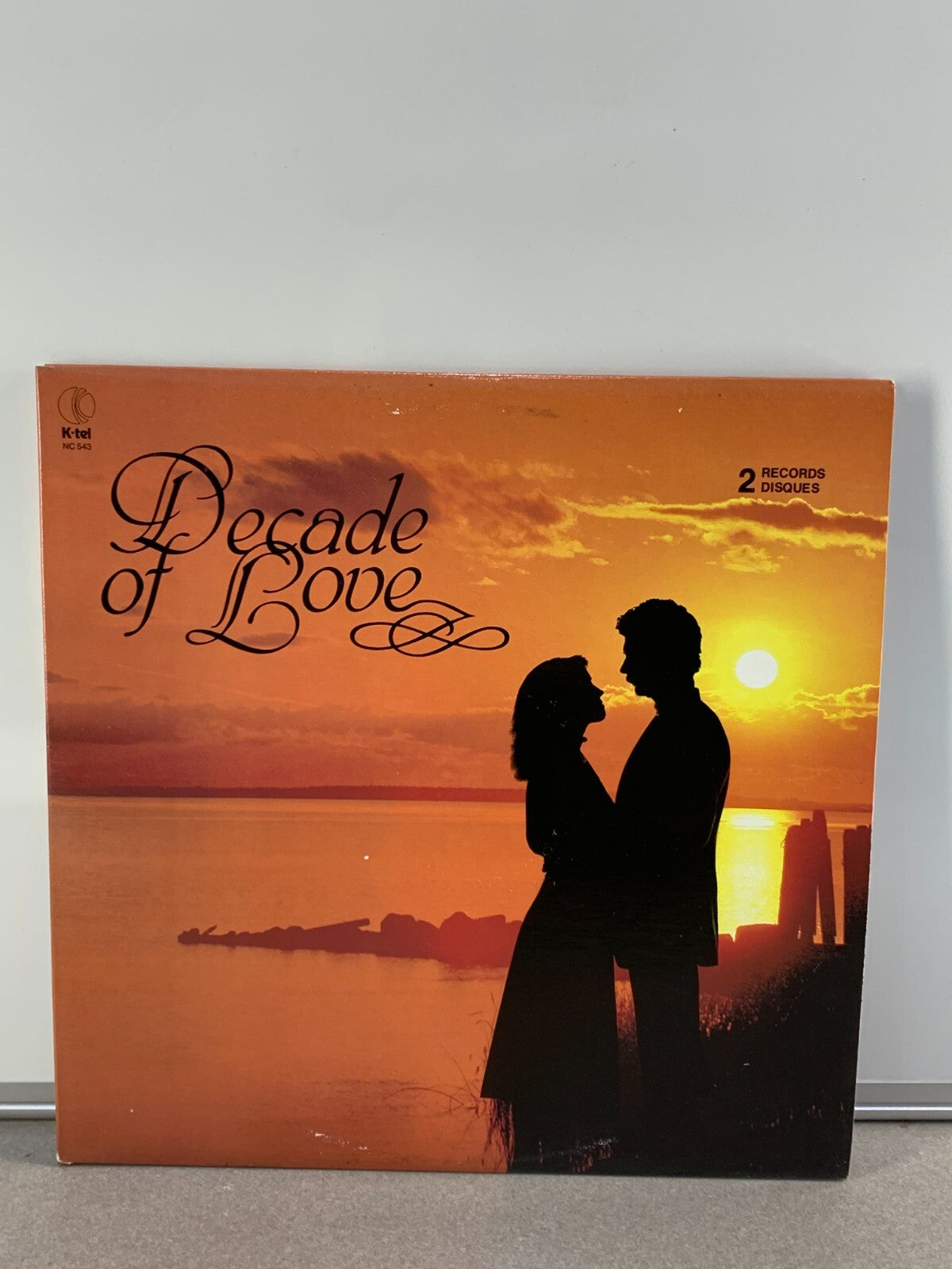 DECADE OF LOVE 2-LP K-Tel Compilation 1982 NC-543 HALL & OATES WARWICK DR HOOK+