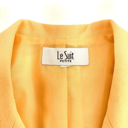 Le Suit Petite Vintage Butter Yellow Blazer