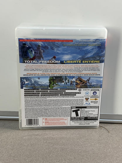 Shaun White Snowboarding (PlayStation 3, 2008) PS3 Game Disc Excellent