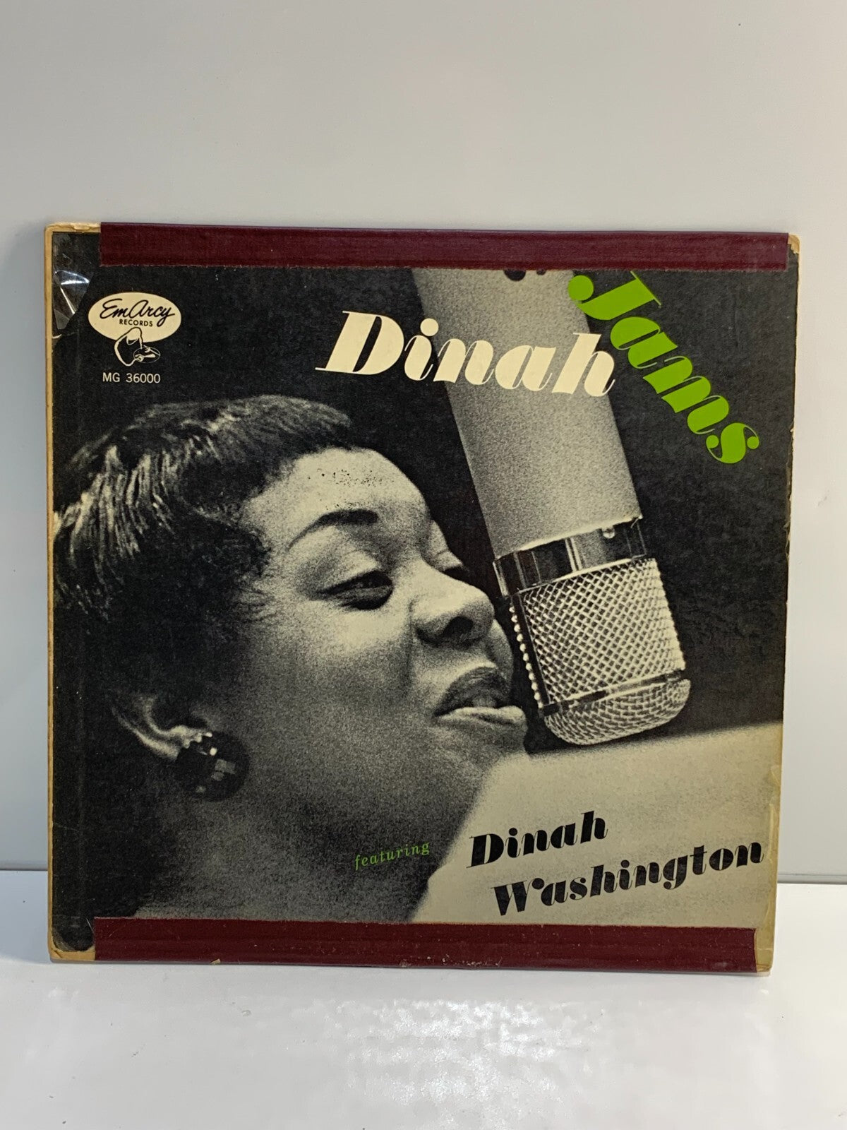 DINAH WASHINGTON Dinah Jams LP EMARCY MG 36000 MONO DG 1954 CLIFFORD BROWN ROACH