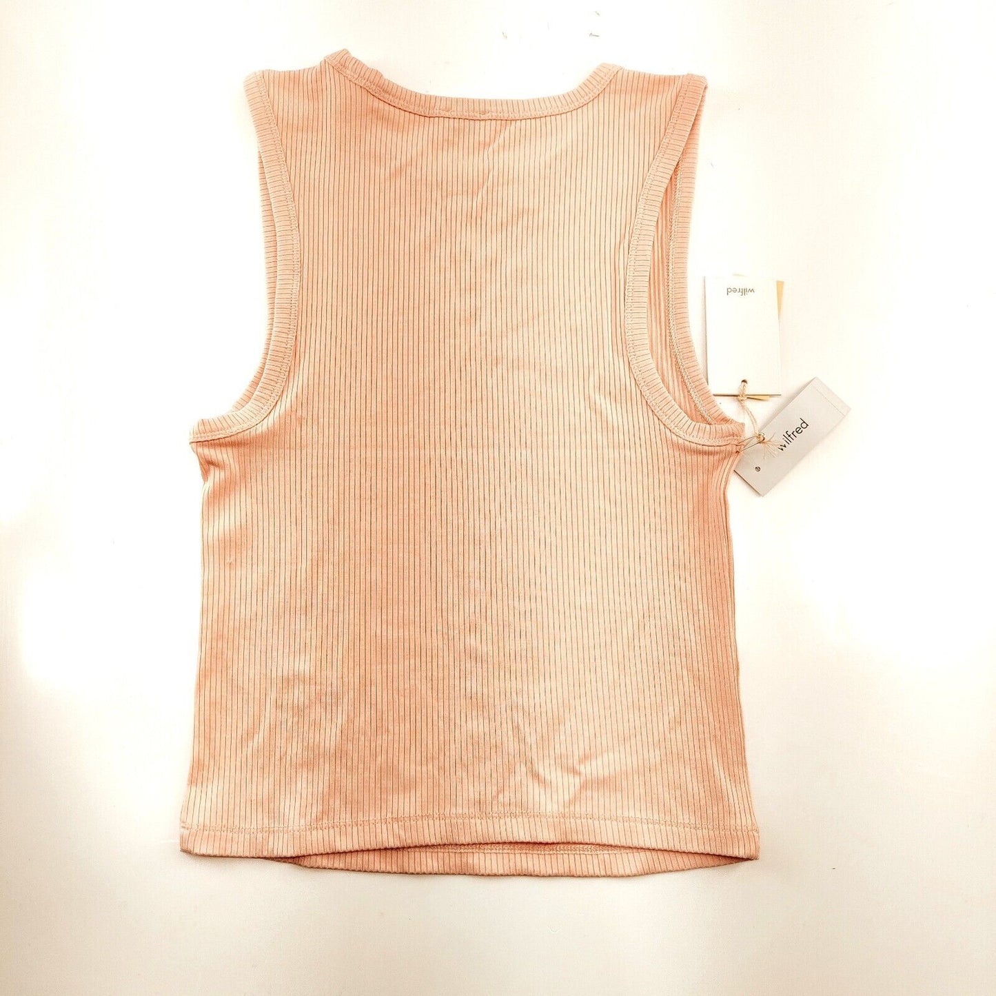 NWT Wilfred Tencel Modal Coral Blush Tank Top Women's Small