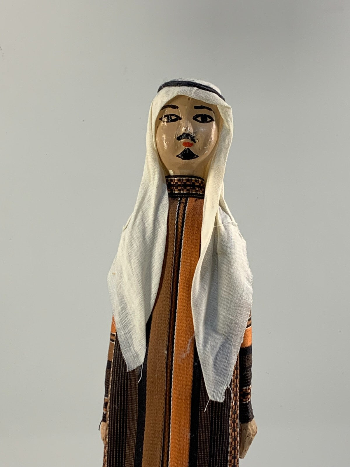 Vintage Arab Middle Eastern Doll In Traditional Outfit