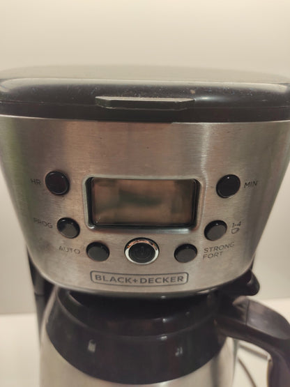 Black + Decker Stainless Steel Coffee Maker 12 Cup Pot Model CM2036