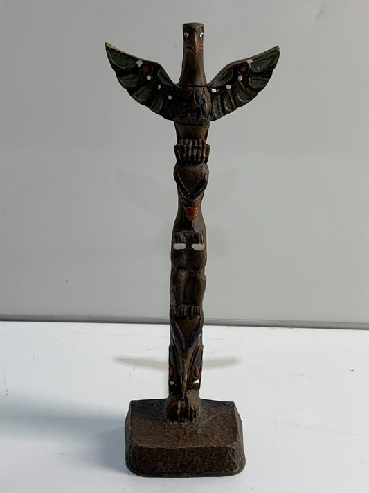 Boma Totem Pole Canada Vintage First Nations