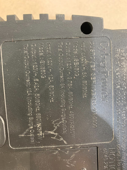 CyberPower SE450G-450VA/260W Black Backup UPS System with 8 Outlets & 5 ft Cord