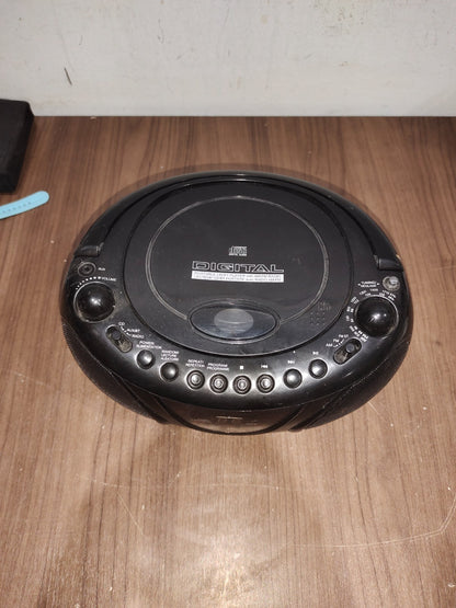 ONN CD Player Portable AM/FM Boom Box Model KS-858B