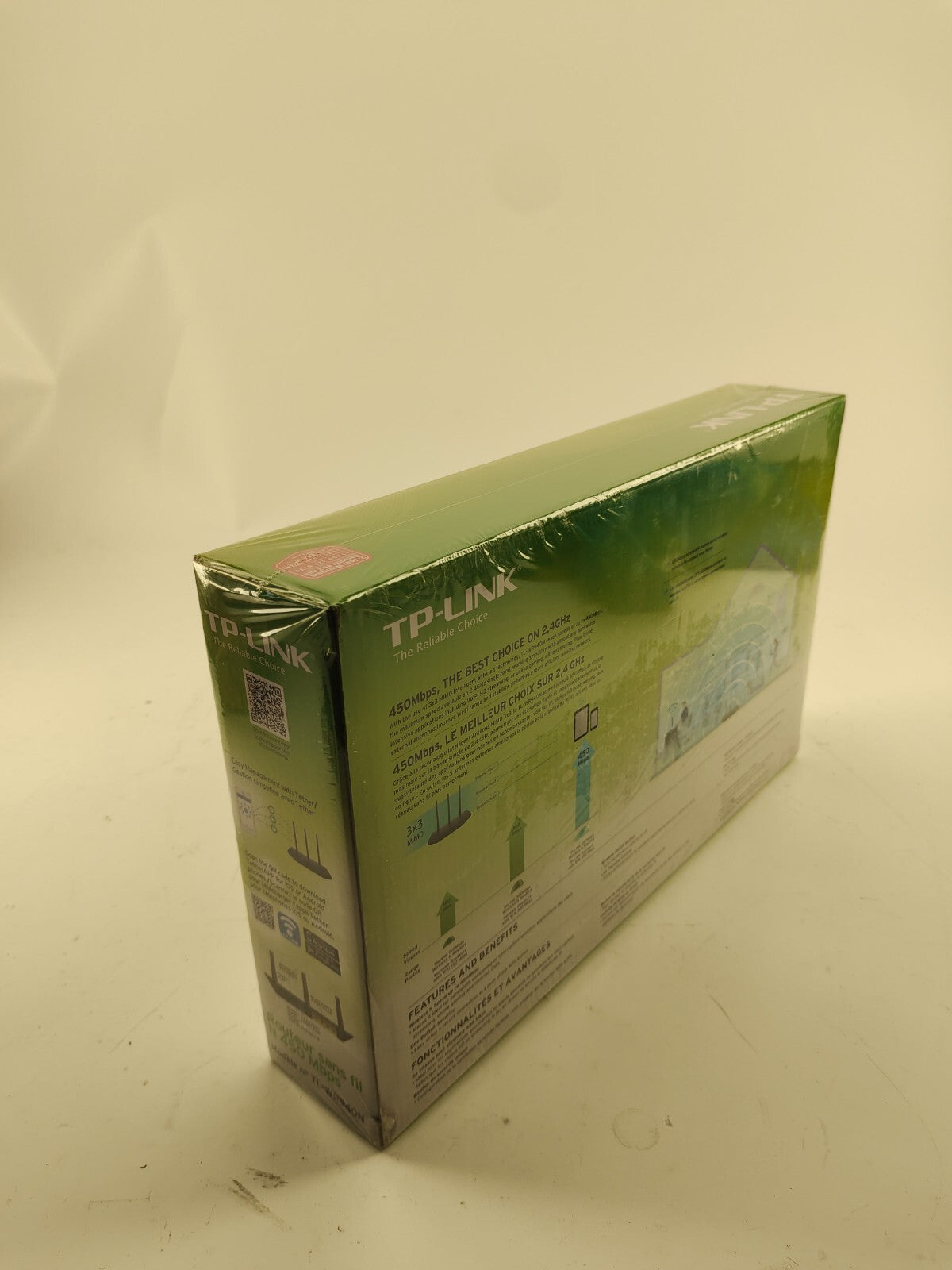 TP-Link Wi-Fi Wireless 11N Router 450 Mbps Model TL-WR940N