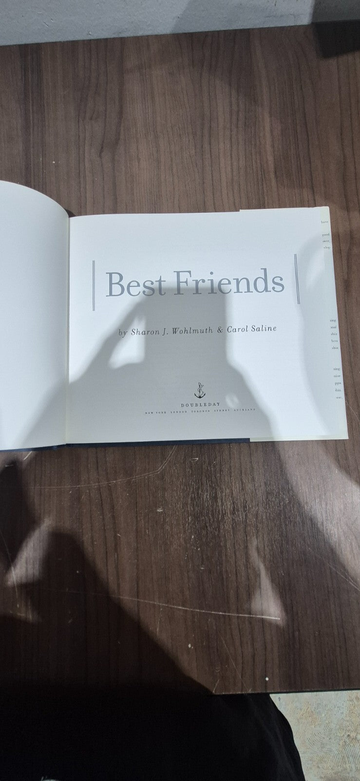 Best Friends by Sharon J. Wohlmuth and Carol Saline - Hardcover