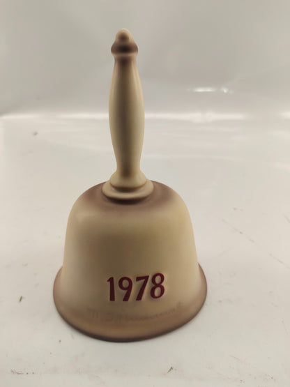 Vintage Hummel First Edition Annual bell handcrafted Goebel