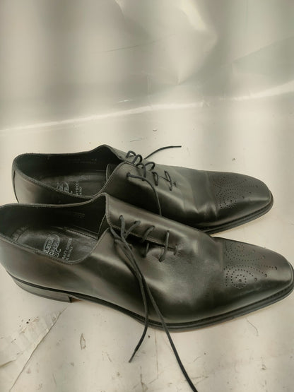 Calzoleria Toscana Made in Italy Men's Black Leather Dress Shoe