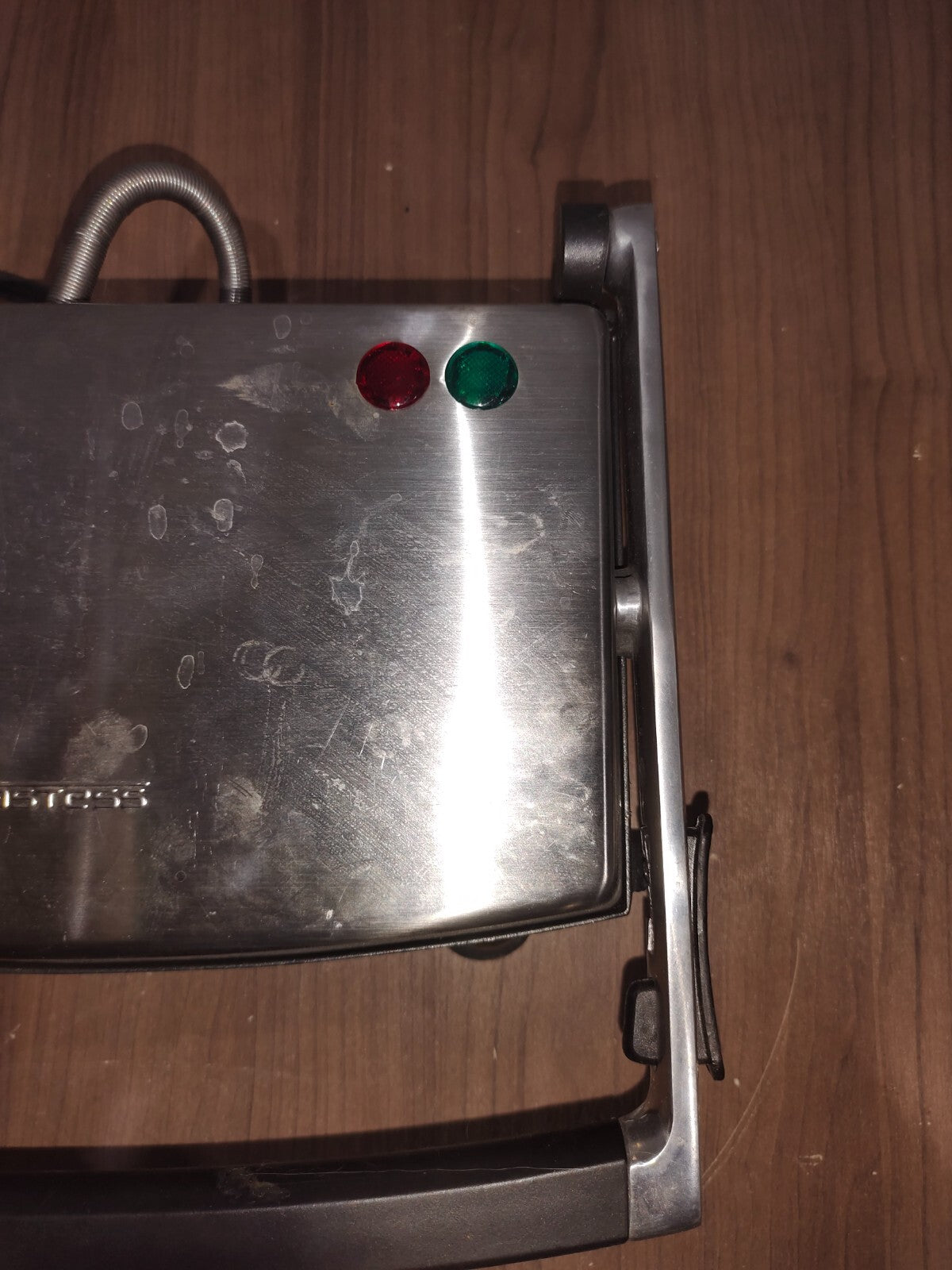 Toastess Universal Grill Panini Maker TSG-3 Sandwich Press Griddle Chrome