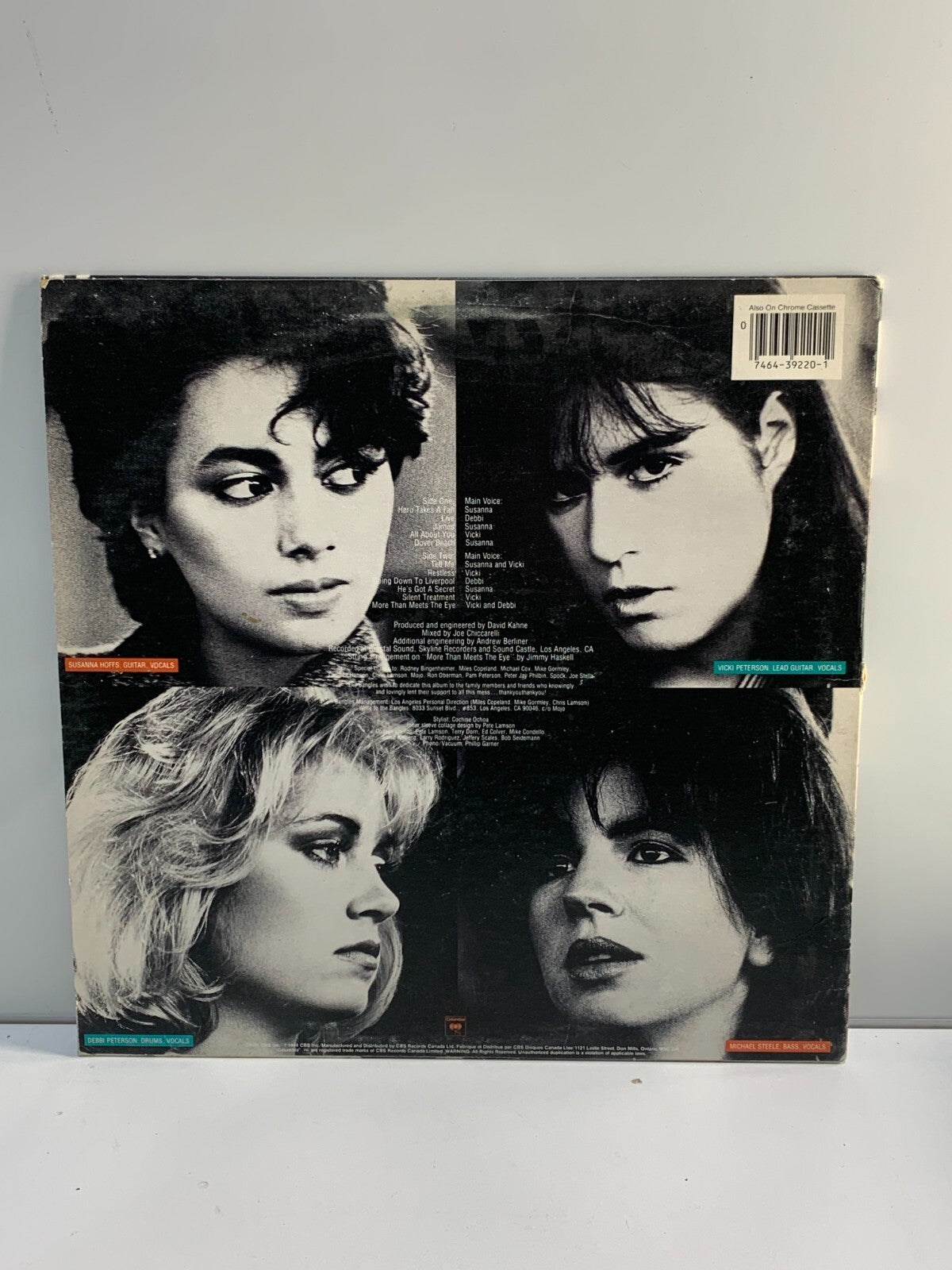 Bangles - All Over The Place LP 1984 Columbia - BFC 39220 VG+/EX
