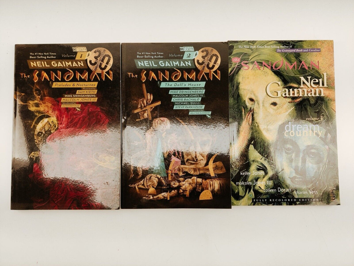 The Sandman Volumes 1-3 Neil Gaiman 30th Anniversary Edition