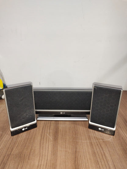 LG SH92PB-S Surround Speaker Black Silver Trim - Set of 3