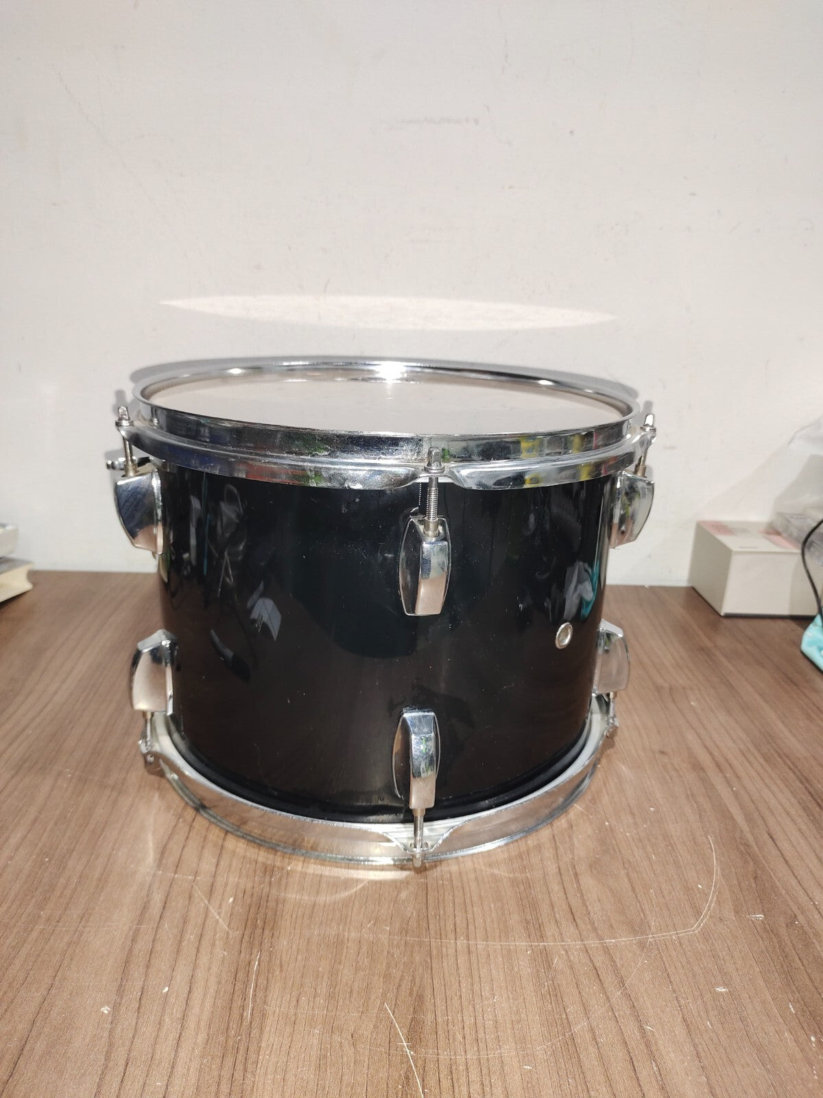 Astro Drums Musical Instrument - 12 x 8 inches Black Drum