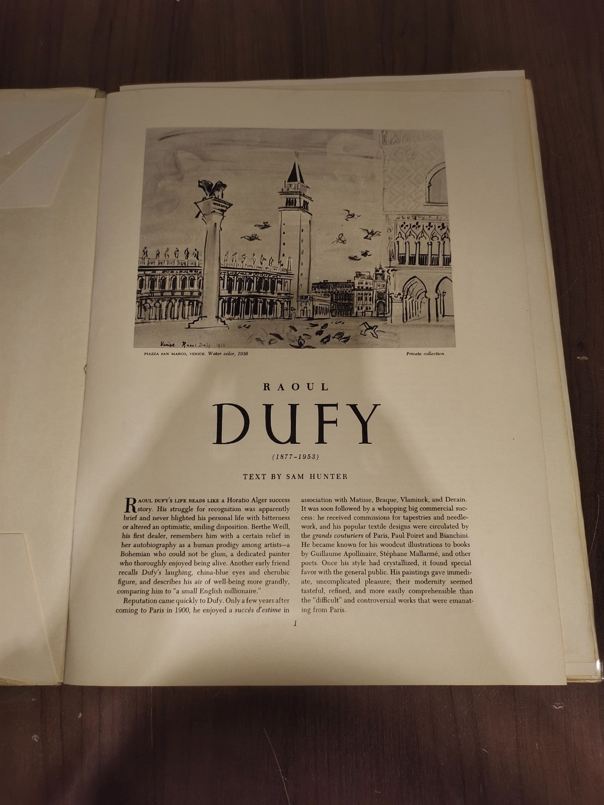 Vintage Rare Collectible - An Abrams Art Book - Dufy