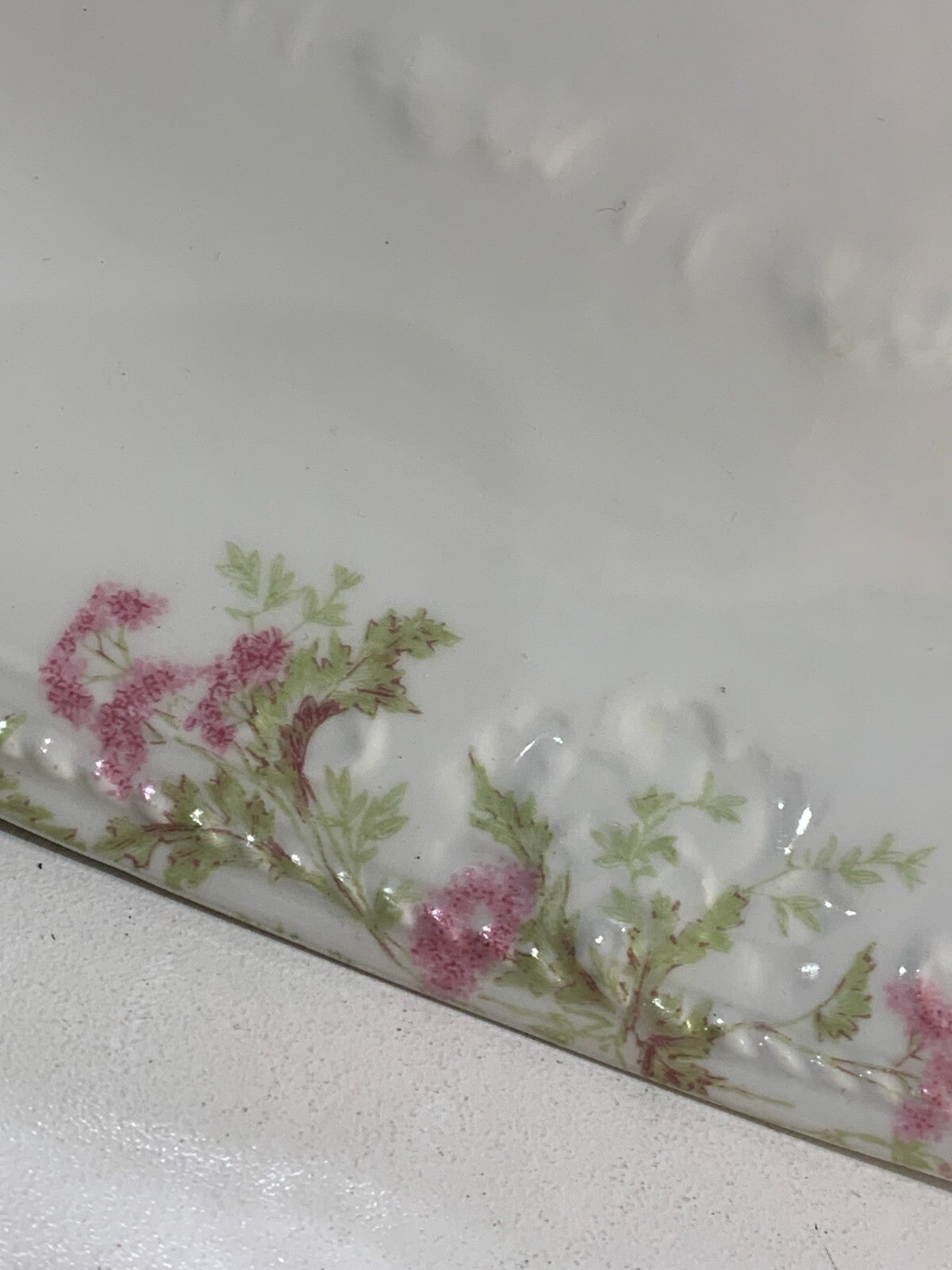 French Vintage Large Serving Platter, CH Field Haviland Limoges, GDA France