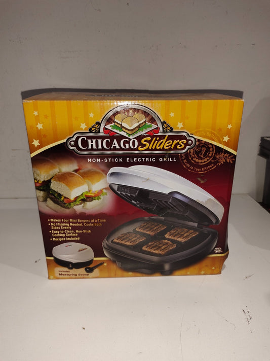 Chicago Sliders Non-stick Electric Grill - New In Box