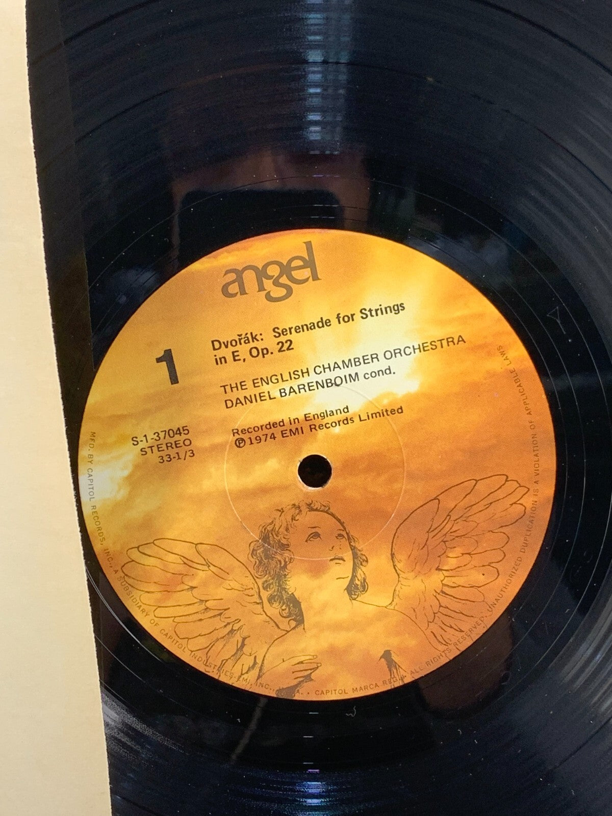 Dvořák & Tchaikovsky Serenades For Strings 1974 Angel S-37045 Classical