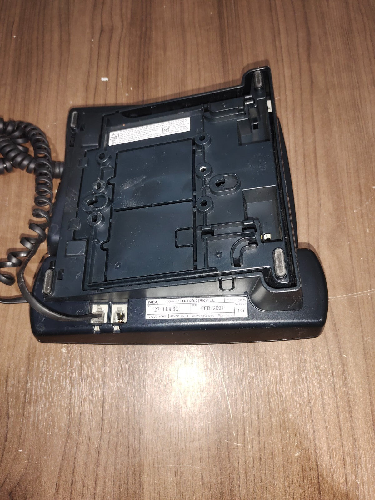 NEC Dterm80 DTH-16D-2 (BK) Office Telephone 780575