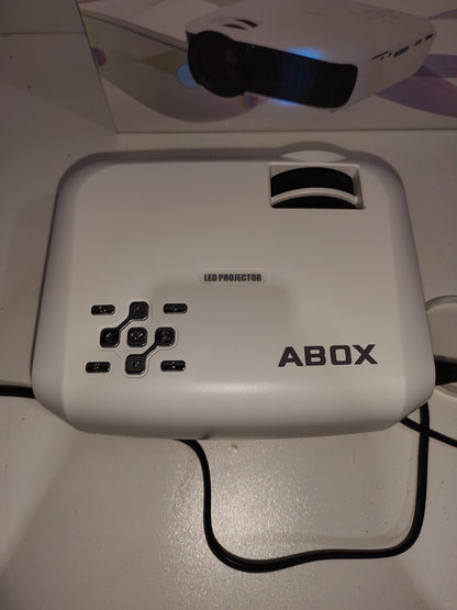 Abox T22 Led Video Projector - White