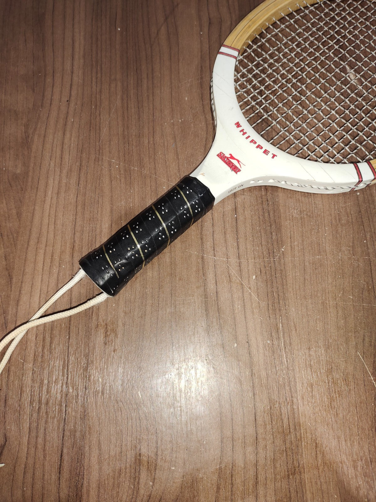 Vintage Slazenger Whippet - Wood Racquetball Paddle Racket