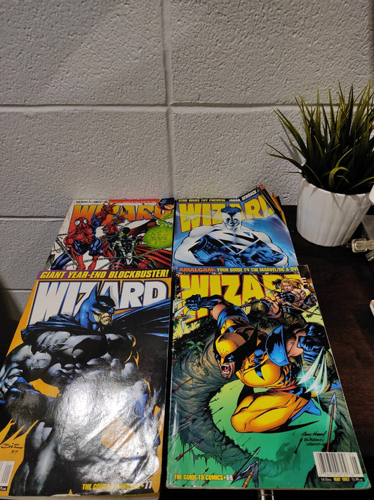 Wizard: The Guide to Comics Collection (Set of 4 Issues)