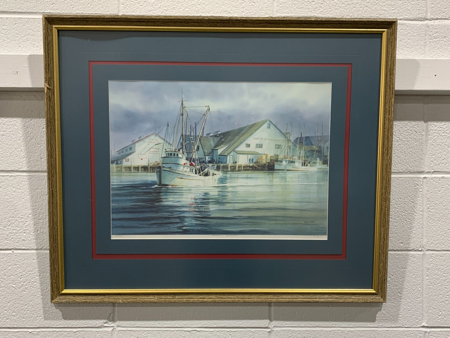 "Steveston Harbour" Painting by Harry Heine, 22/350